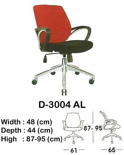 Kursi Staff & Sekretaris Indachi D-3004 AL