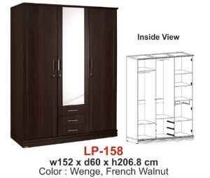 Lemari Pakaian Expo LP-158 (WENGE)