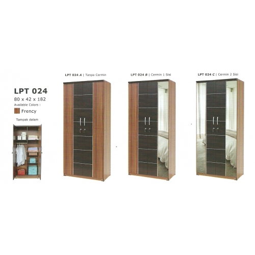 Lemari Pakaian Lunar LPT 024A