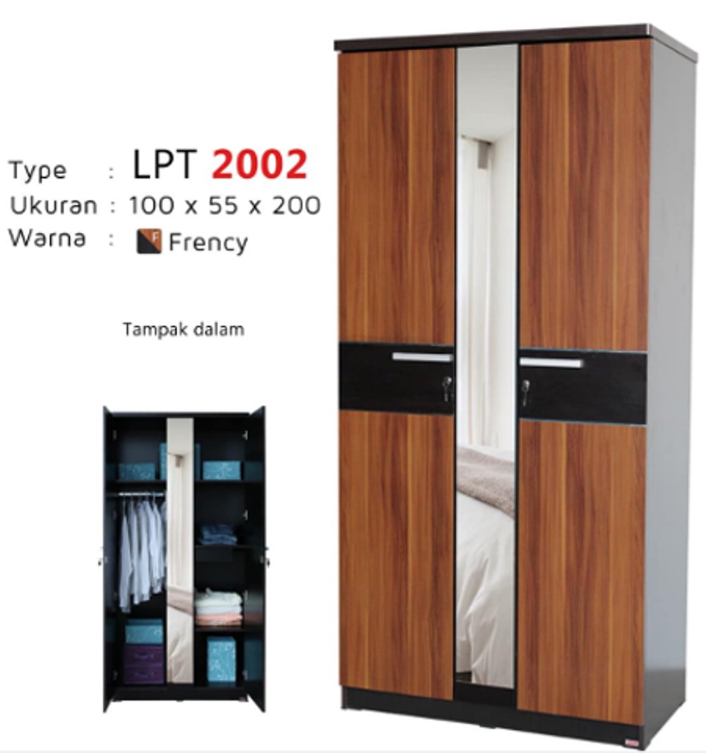 Lemari Pakaian Lunar LPT 2002