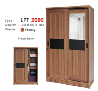 Lemari Pakaian Lunar LPT 2005
