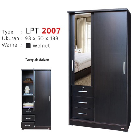 Lemari Pakaian Lunar LPT 2007